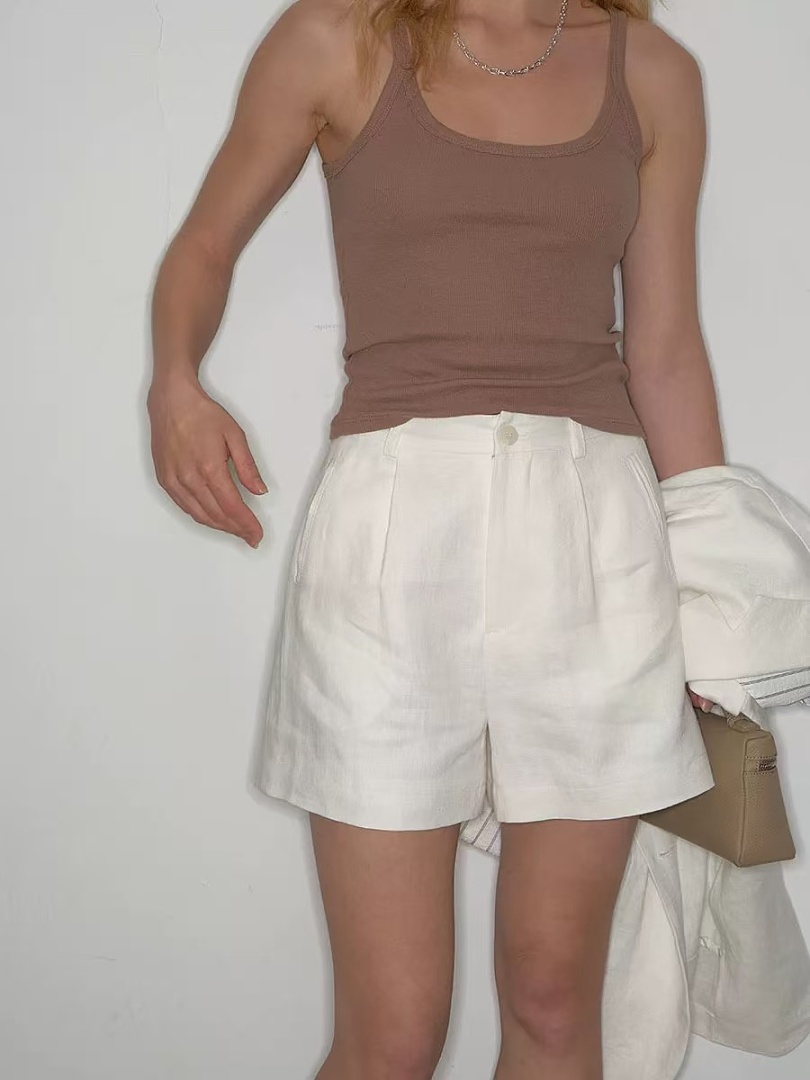 Other €25.7 ##Women's Linen Casual Suit Shorts Womens Short P - Image 9