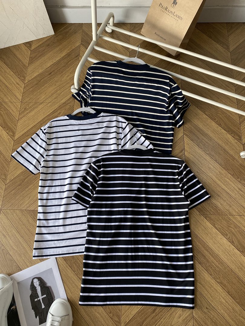 Other €14.0 ##Striped Jersey T-Shirt RL Striped Short Sleeve T 521226 E - Image 22