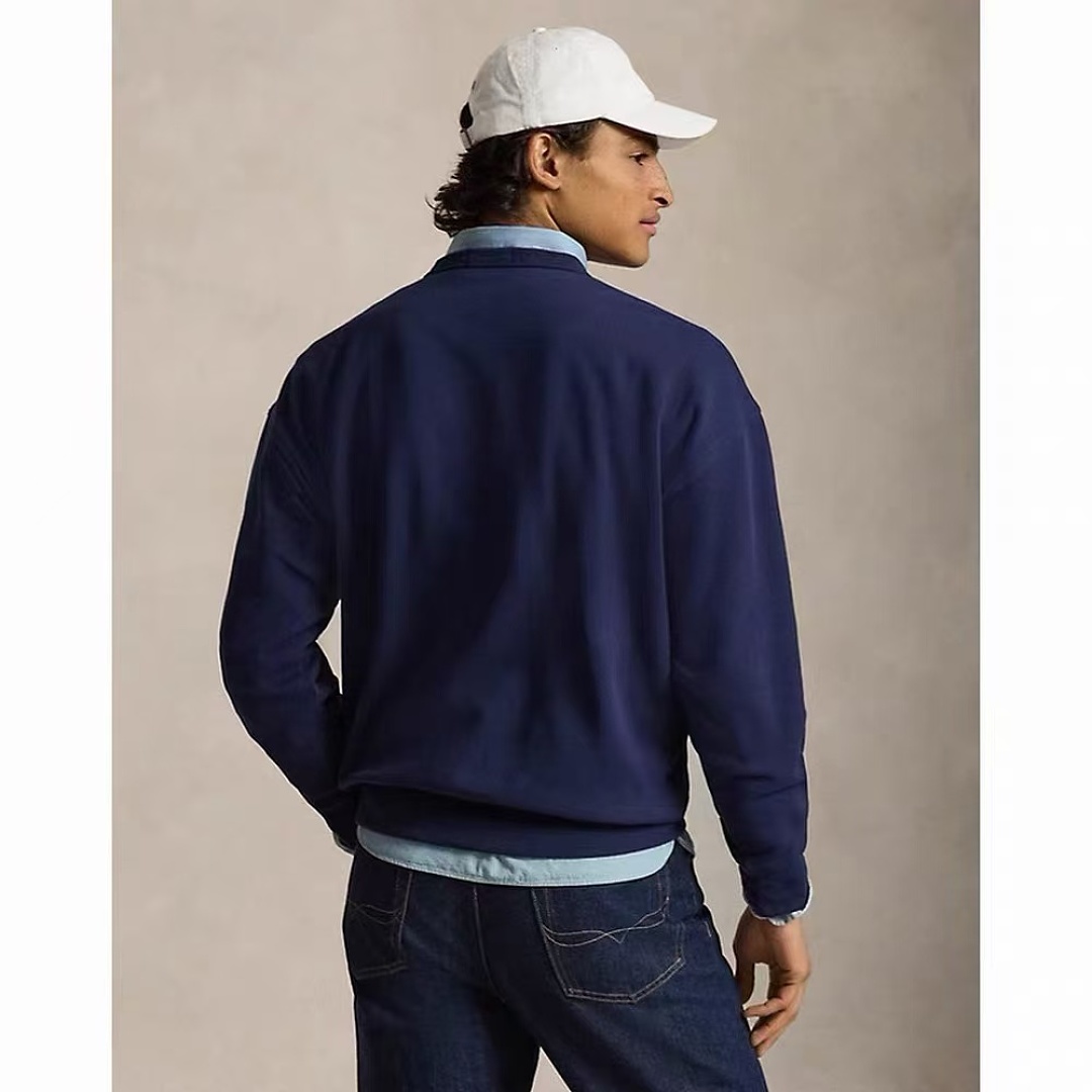 Other €20.5 Relaxed Fit Fleece Graphic Sweatshirt RL Velvet Y - Image 3