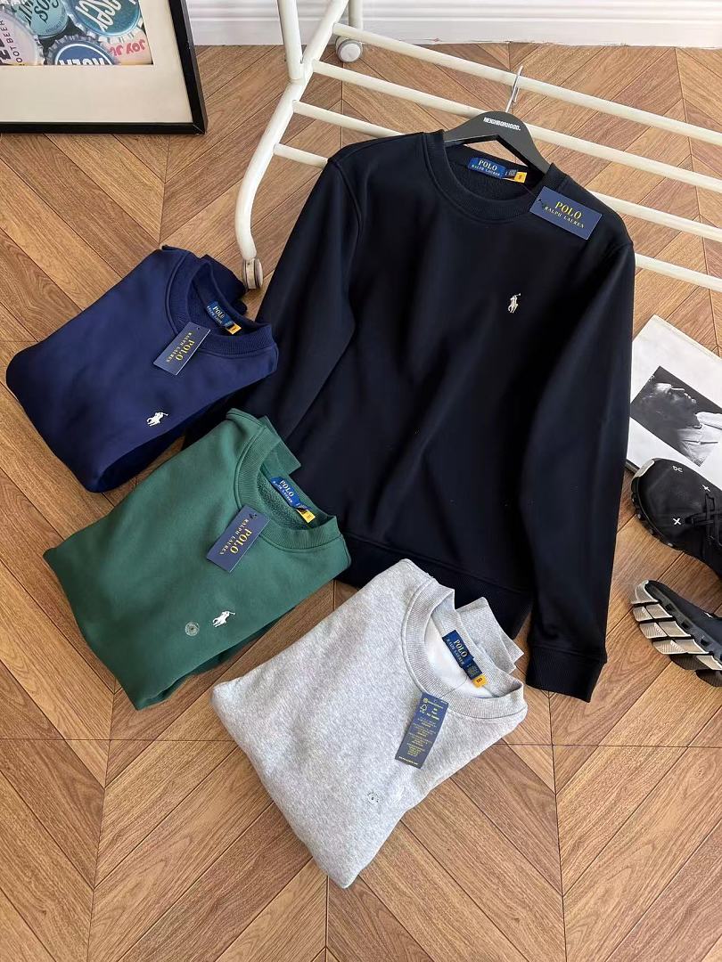 Other €21.4 Fleece-Lined Sweatshirt RL Embroidered Velvet 503237 E (Couples' Style) - Image 18