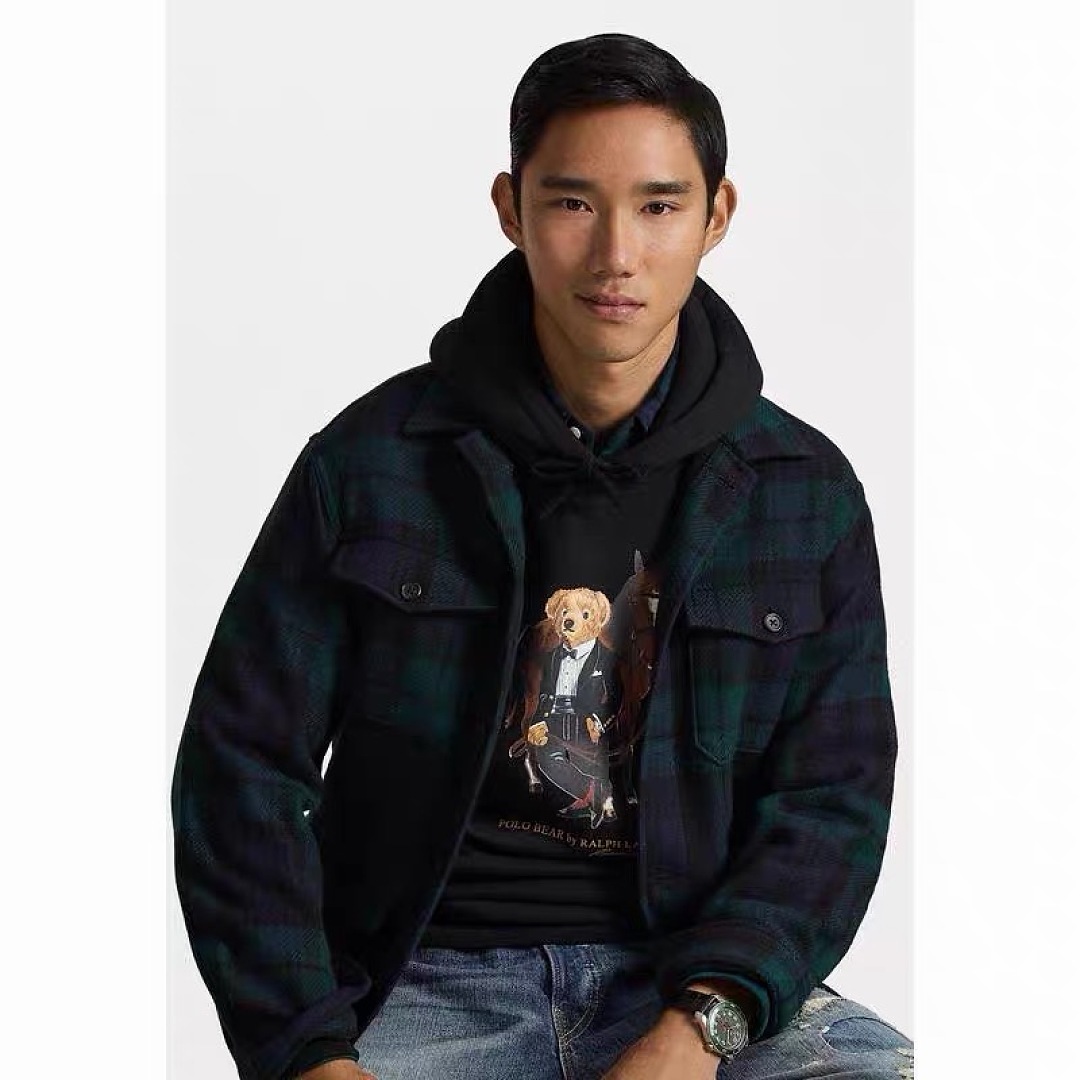 Other €23.11 Bear Fleece Hoodie RL Small Y