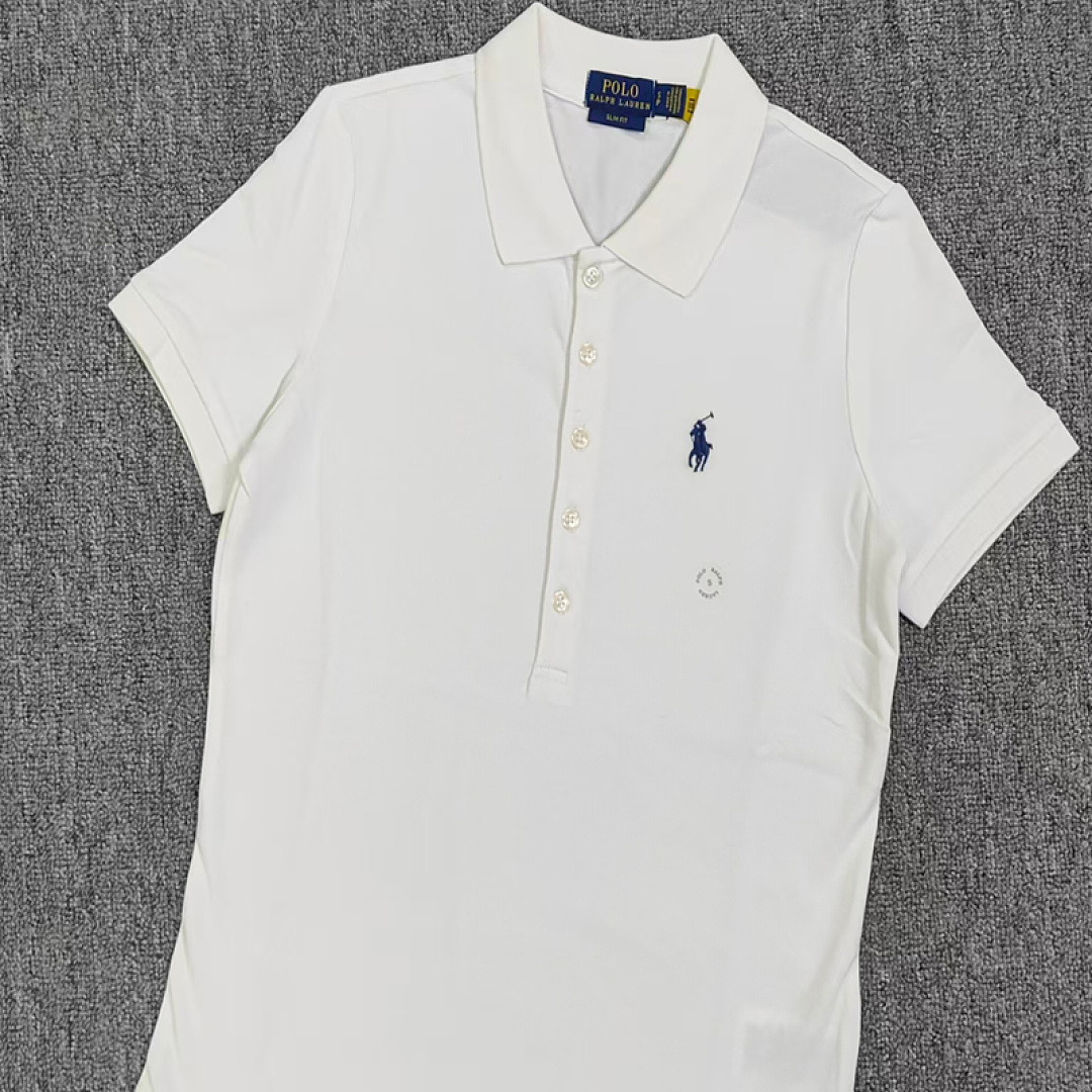 Other €18.7 #RL 8 Color Five Button Stytle Women's POLO Shirt Buckle Womens B - Image 13