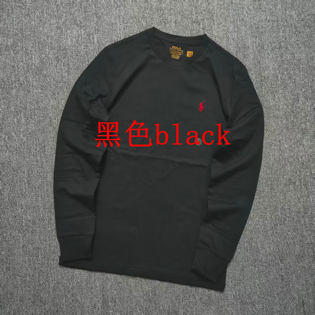 Other €14.6 #4-Color Classic Long-Sleeved Cotton T-Shirt For Men And Women Mens Long Sleeve Solid T A - Image 6