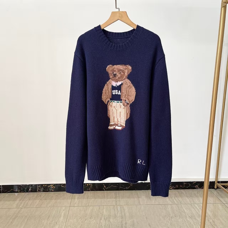Other €37.4 ##Men's Bear Crewneck Sweater Khaki Fleece P, photo 1