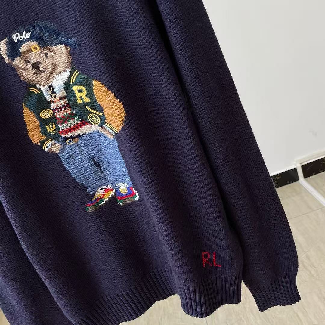 Other €38.7 ## Wool Bear Sweater RL00808 Green R P - Image 14