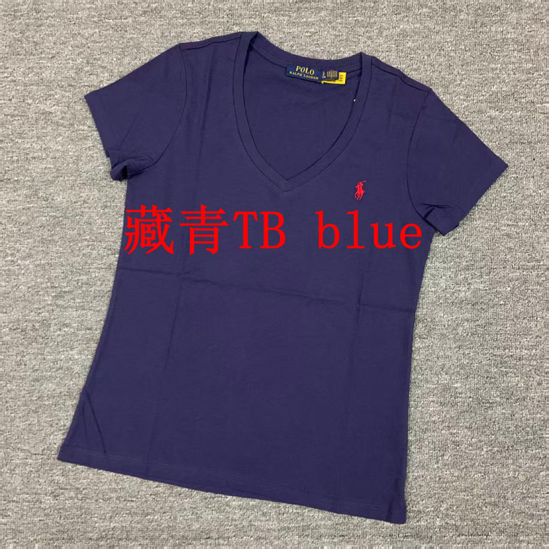Other €10.1 #Pure Cotton V-Neck Solid Color T-Shirt For Women V Collar T C - Image 5