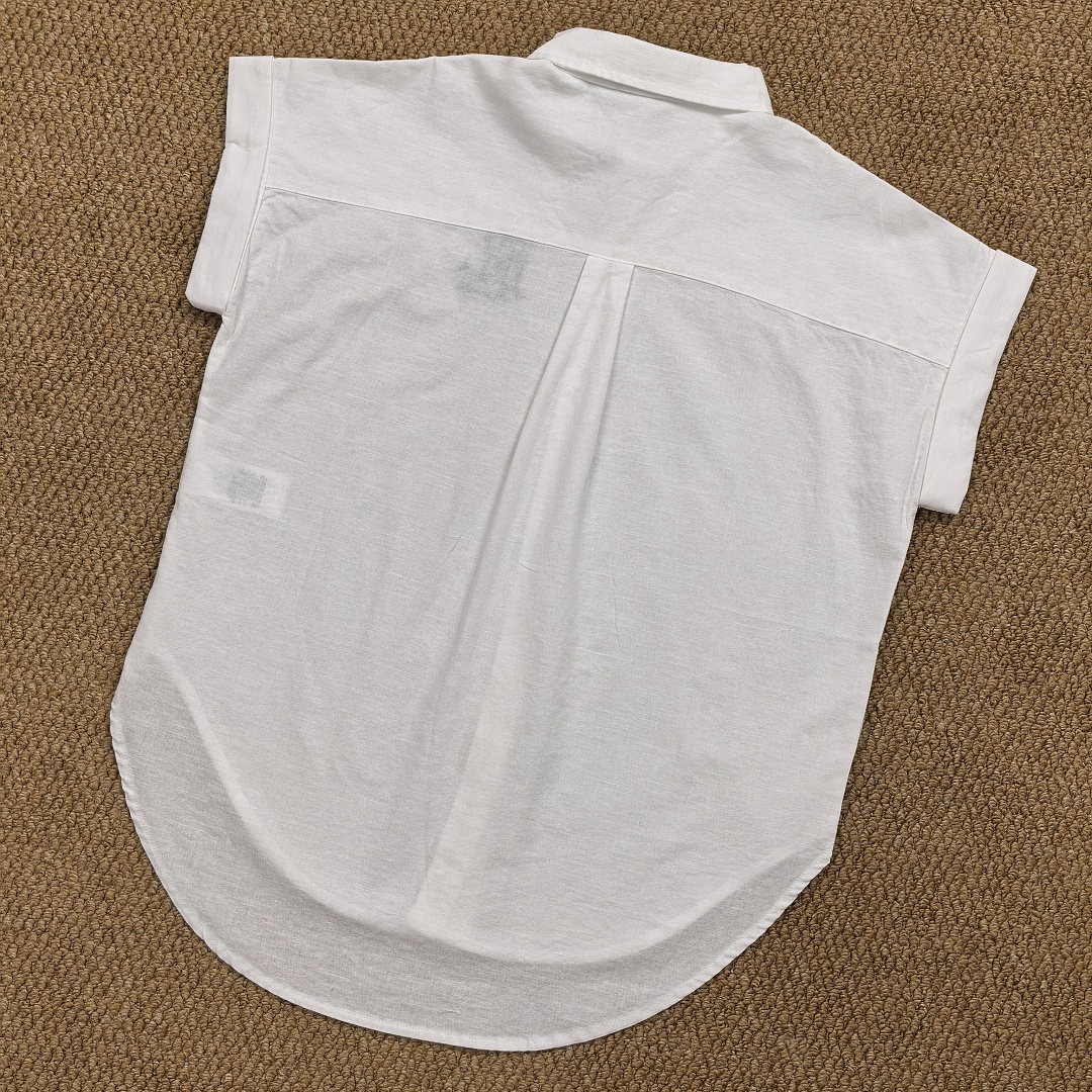 Other €24.3 ## Women's Cotton And Linen Short-Sleeved Shirt Womens Short Sleeve - Image 3