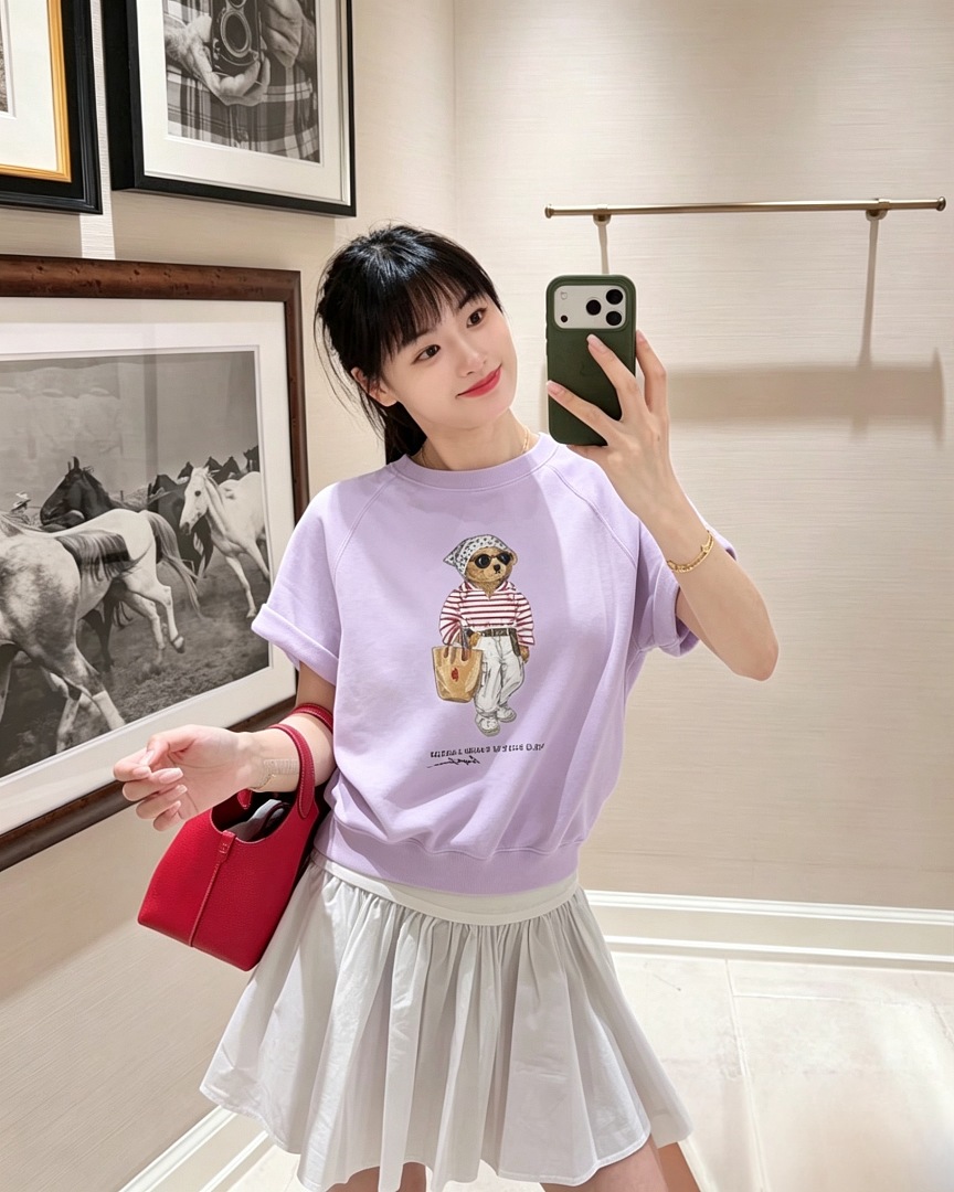 Other €15.3 ## Bear Women Sport Short Sleeve Shirt Fleece Canvas W81 X - Image 11
