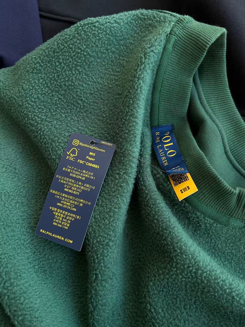 Other €21.4 Fleece-Lined Sweatshirt RL Embroidered Velvet 503237 E (Couples' Style) - Image 29