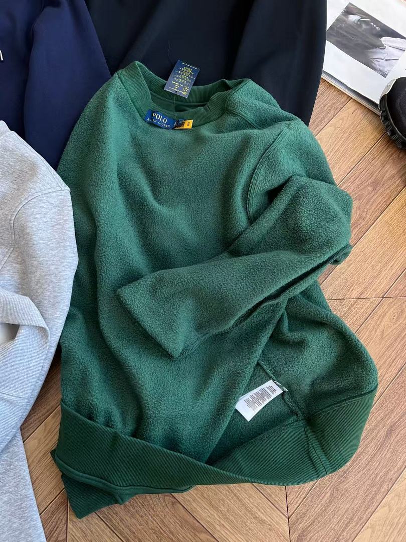 Other €21.4 Fleece-Lined Sweatshirt RL Embroidered Velvet 503237 E (Couples' Style) - Image 26