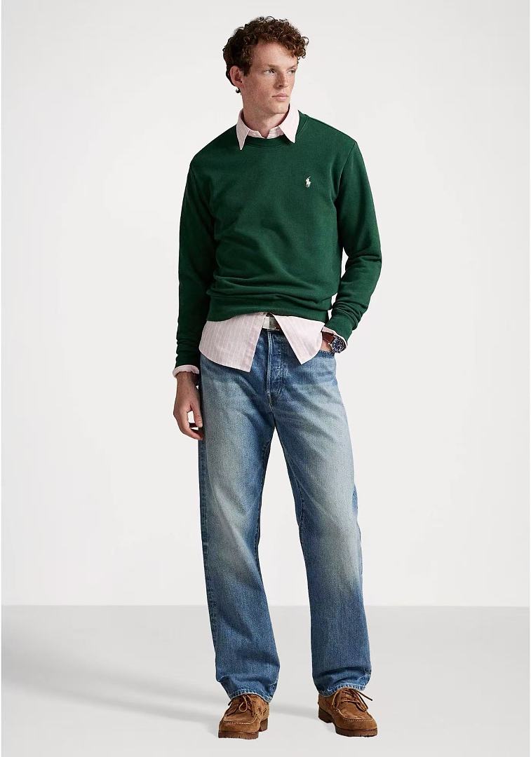 Other €21.4 Fleece-Lined Sweatshirt RL Embroidered Velvet 503237 E (Couples' Style) - Image 3