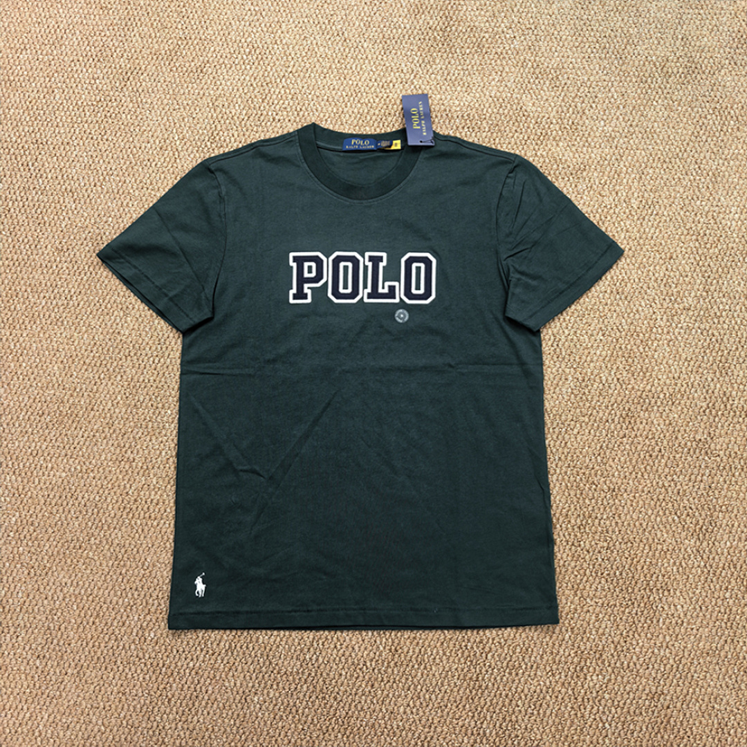 Other €13.6 ##100% Cotton Letter Embroidery T-Shirt Solid Embroidered T - Image 17