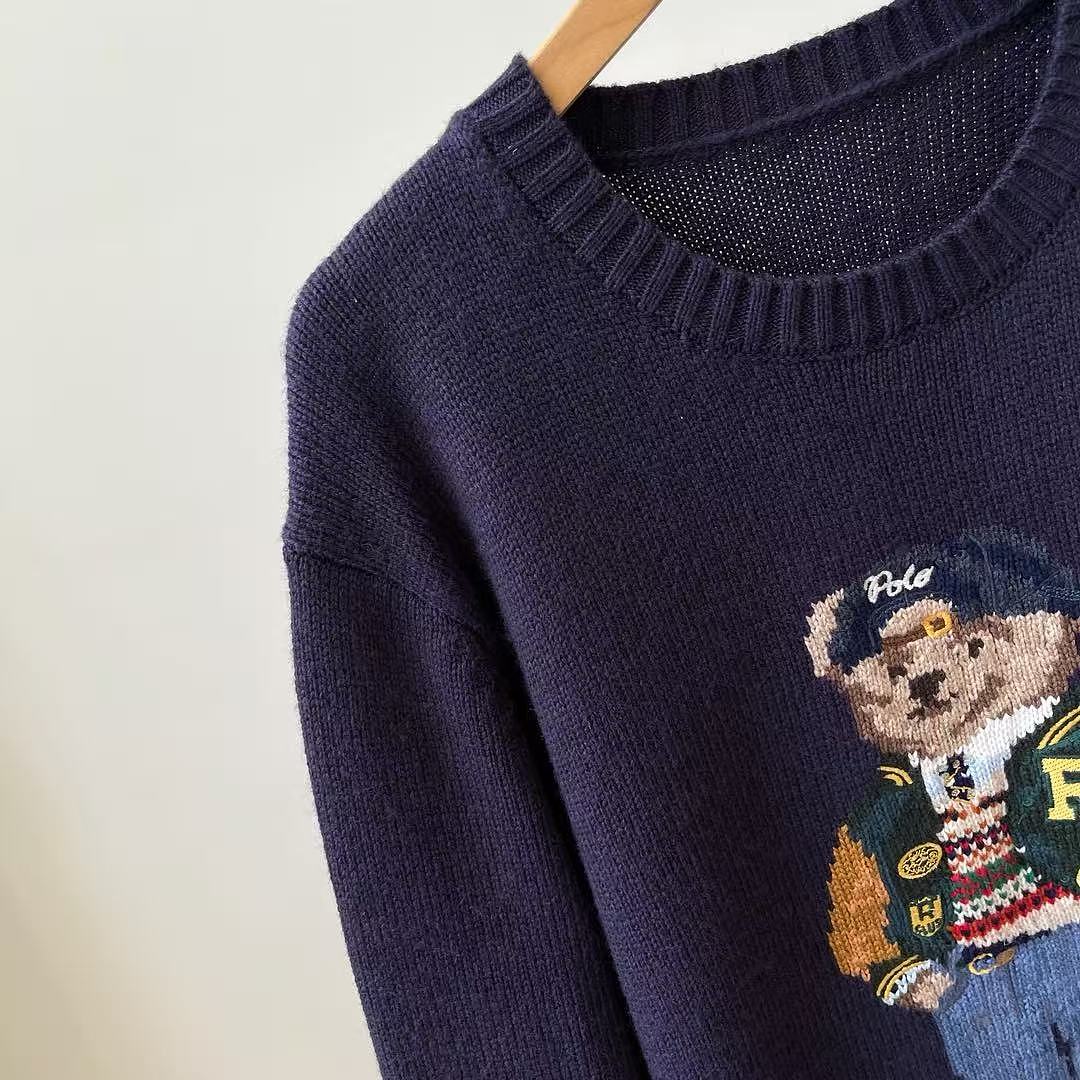 Other €38.7 ## Wool Bear Sweater RL00808 Green R P - Image 15