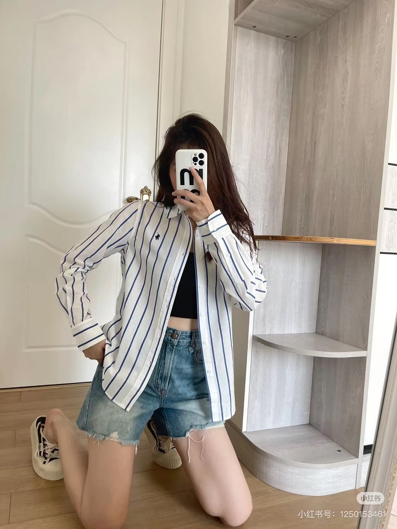 Other €28.3 ##Linen Stripe Shirt 027 Linen Striped P - Image 8
