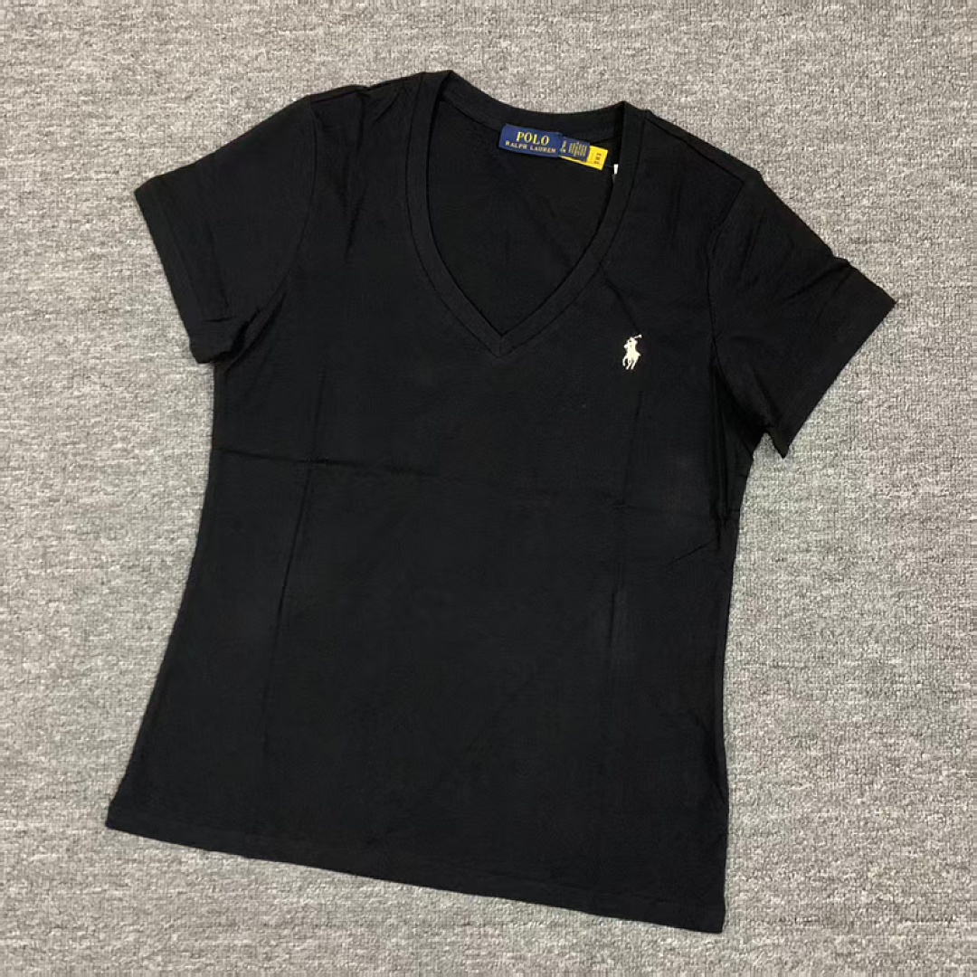 Other €10.1 #Pure Cotton V-Neck Solid Color T-Shirt For Women V Collar T C - Image 9