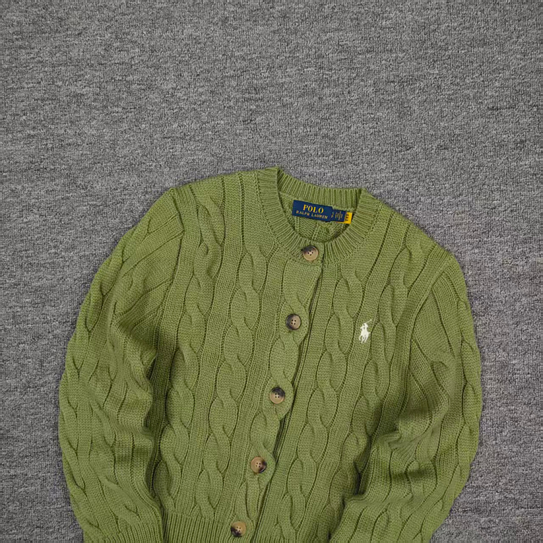 Other €28.9 #RL Wool Twist Style Cardigan For Women 90%Wool+10%Cashmere Fleece Big Linen Floral C - Image 30