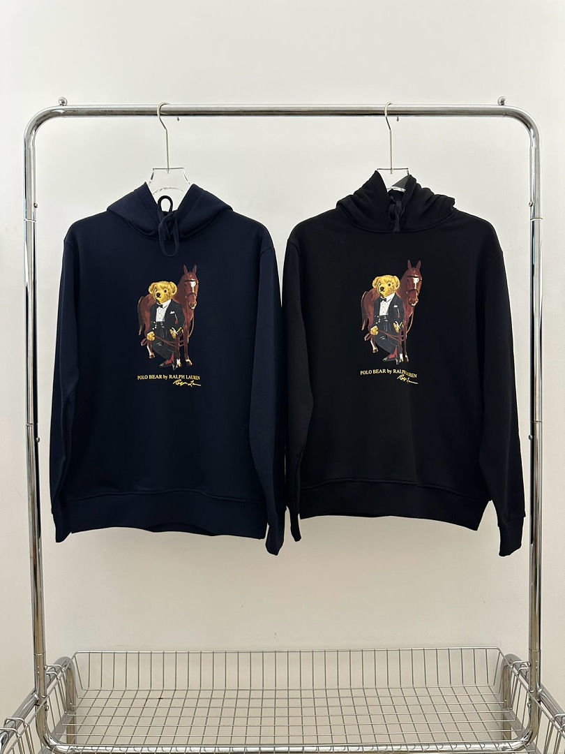 Other €23.11 Bear Fleece Hoodie RL Small Y - Image 7