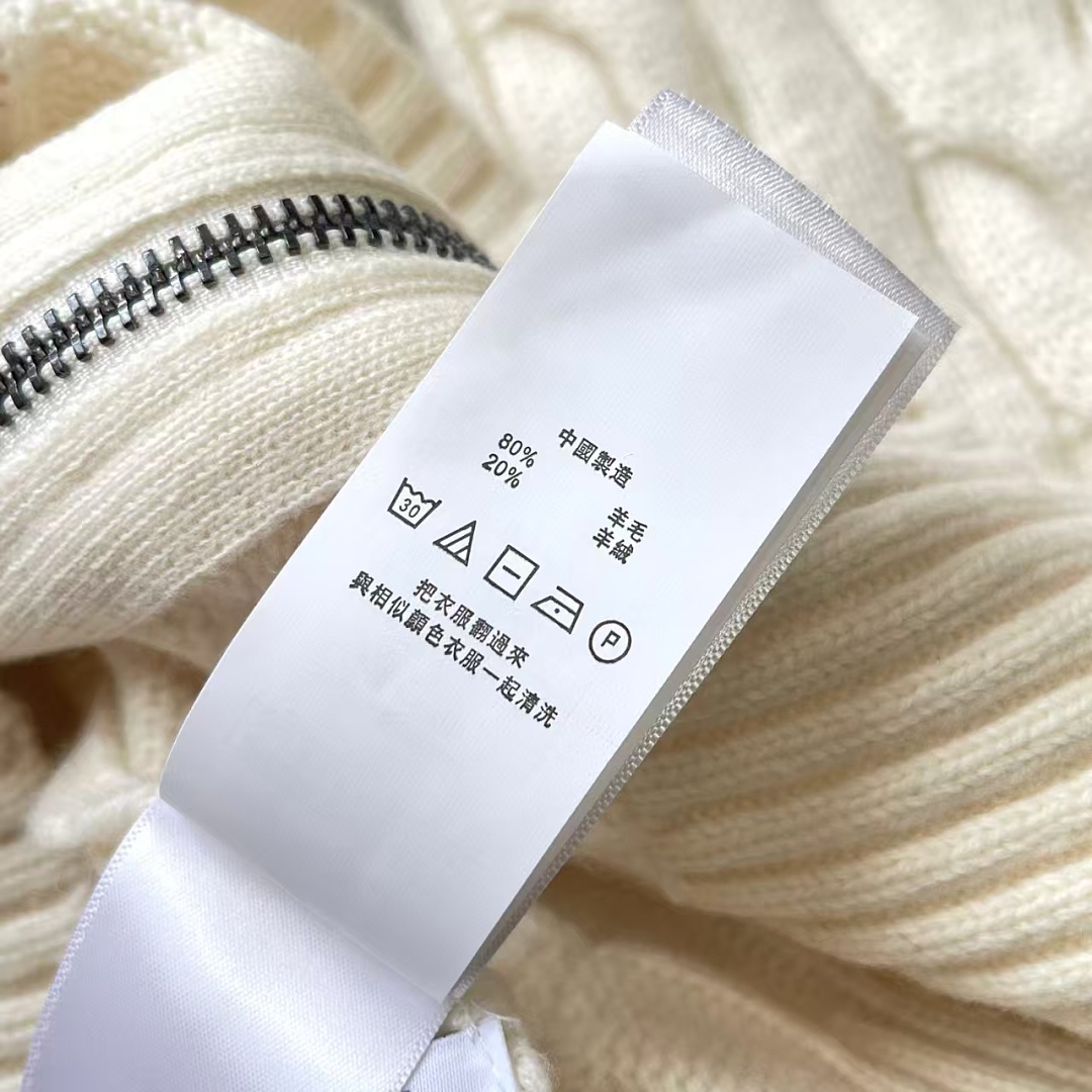 Other €43.8 ##Wool Cable Knit Full Zip Cardigan 808 Gold Linen Floral P - Image 26