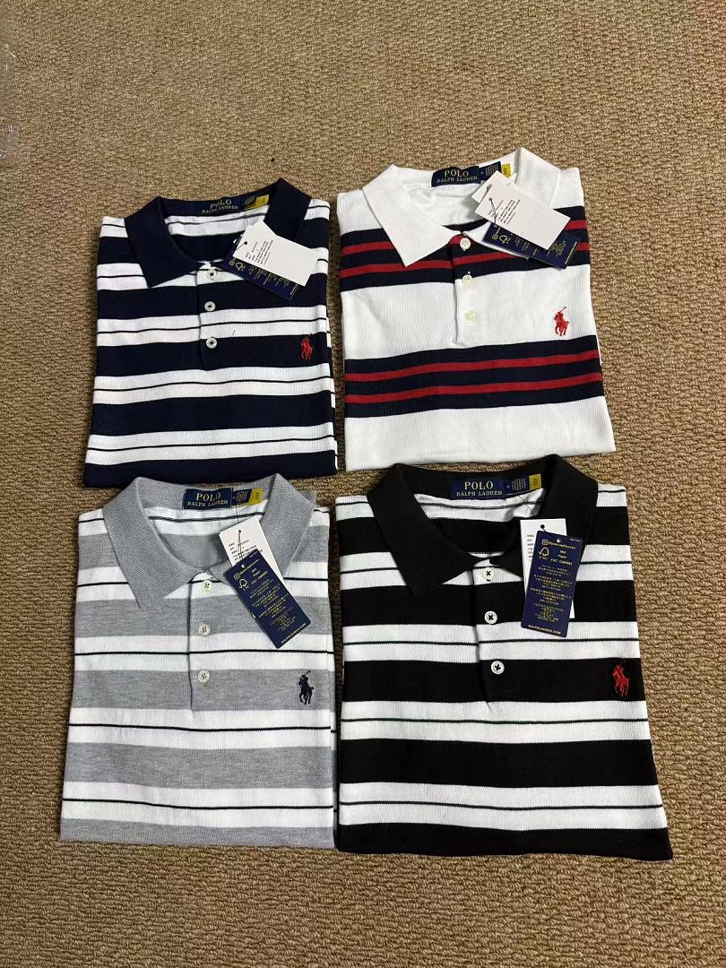Other €19.7 ## Pima Cotton Stripe Polo Shirt 4 Striped Short Sleeve R - Image 6