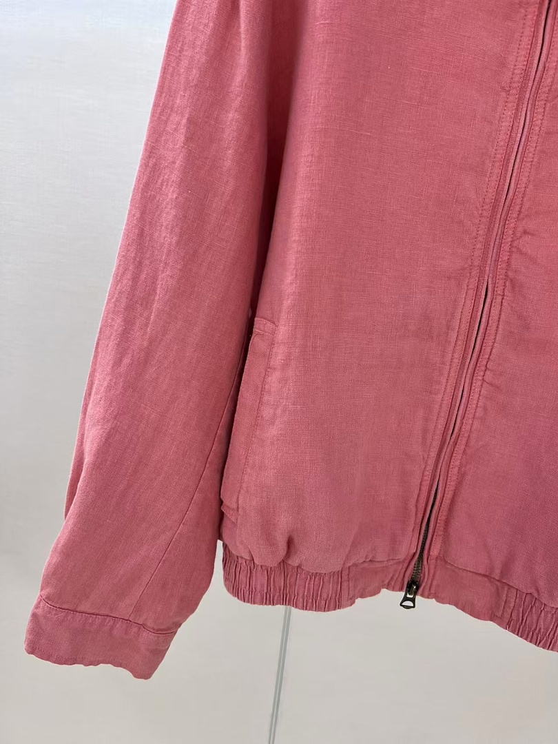 Other €54.6 ##Linen Harrington Jacket Linen P - Image 22