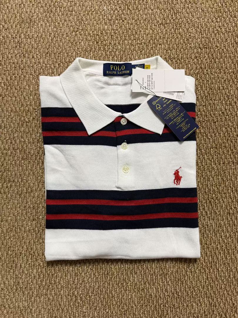 Other €19.7 ## Pima Cotton Stripe Polo Shirt 4 Striped Short Sleeve R - Image 15