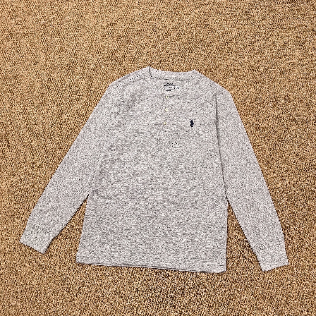 Other €15.3 ##Long Sleeve Henley T-Shirt Collar Long T B - Image 25