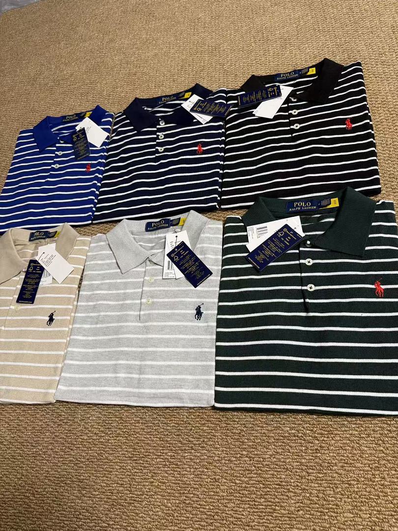 Other €20.2 ## Pima Cotton Little Stripe Polo Shirt 6 Striped Short Sleeve R - Image 6