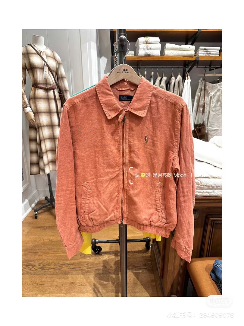 Other €54.6 ##Linen Harrington Jacket Linen P - Image 3