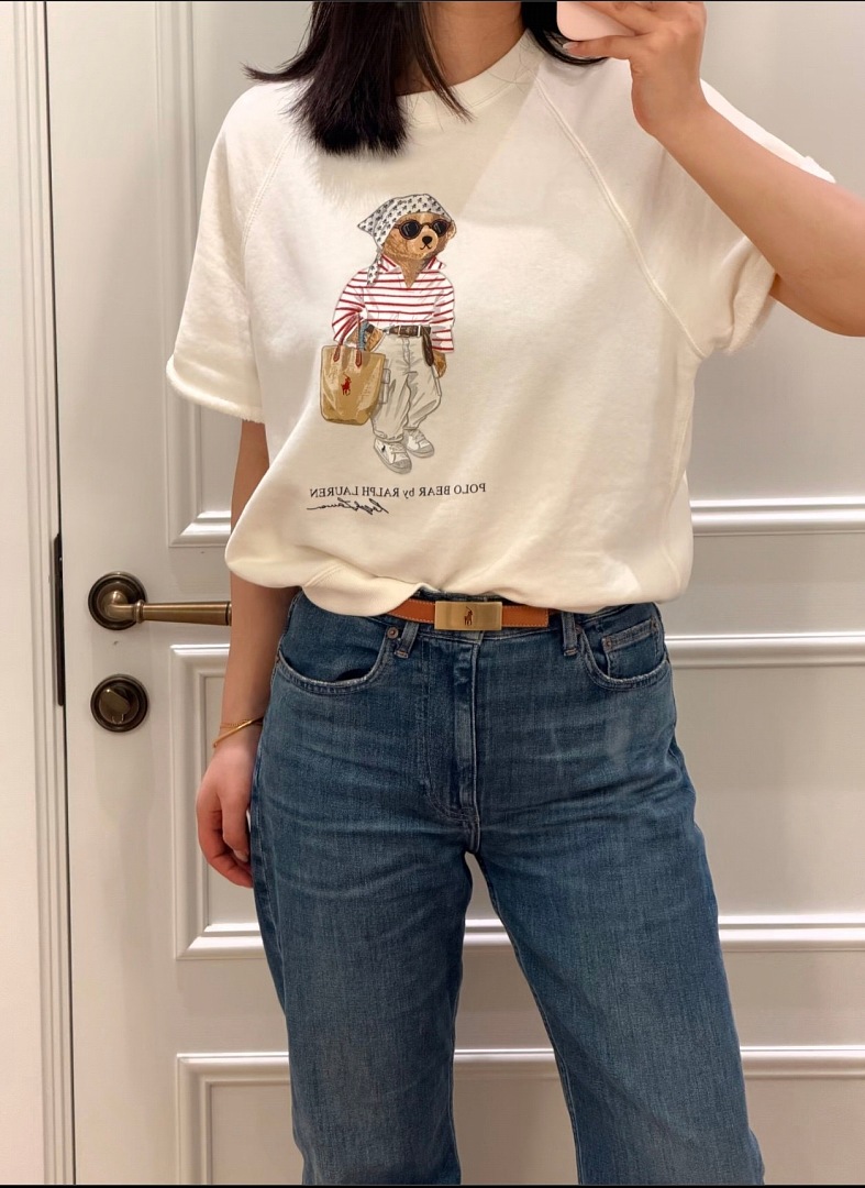 Other €15.3 ## Bear Women Sport Short Sleeve Shirt Fleece Canvas W81 X - Image 10