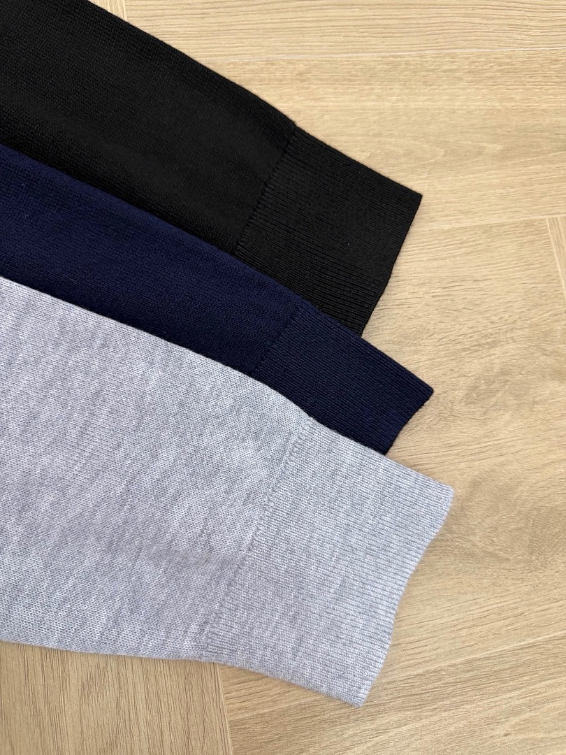 Other €23.4 100%Wool Sweater RL Mens Collar Triple Fleece Y - Image 20