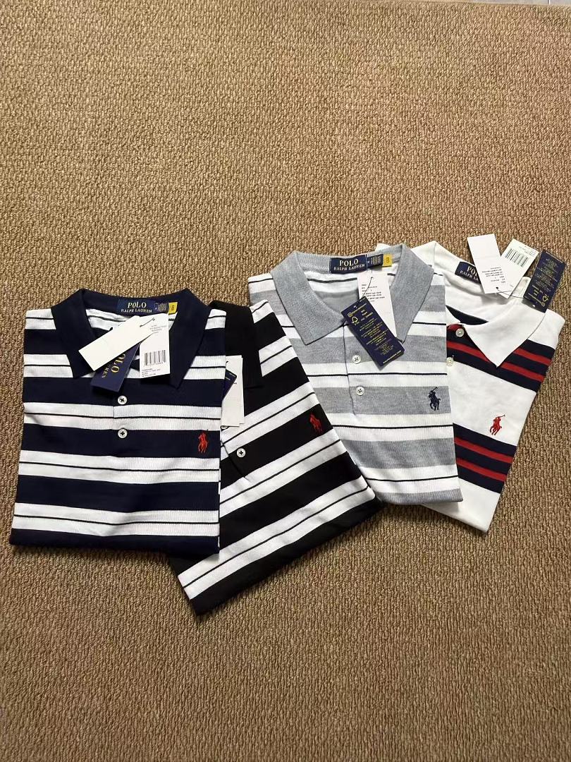 Other €19.7 ## Pima Cotton Stripe Polo Shirt 4 Striped Short Sleeve R - Image 11