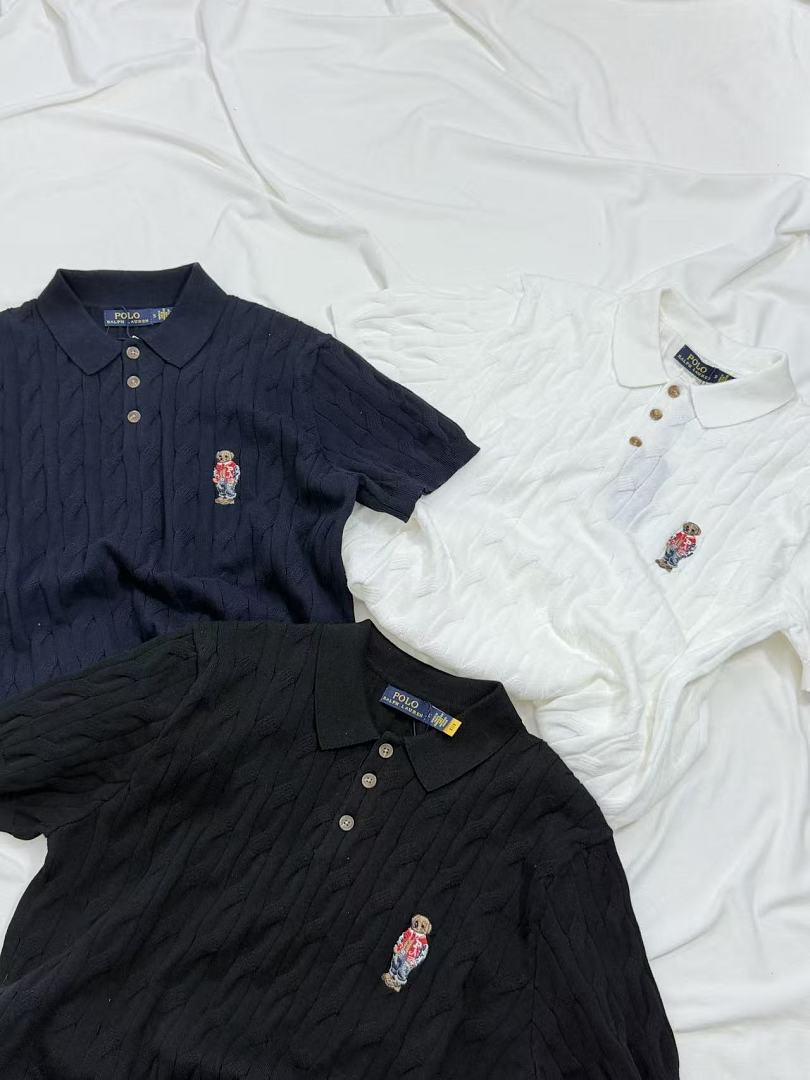 Other €20.5 ## Bear Knit Sweater Small Triple Buckle Short Sleeve Polo R - Image 7