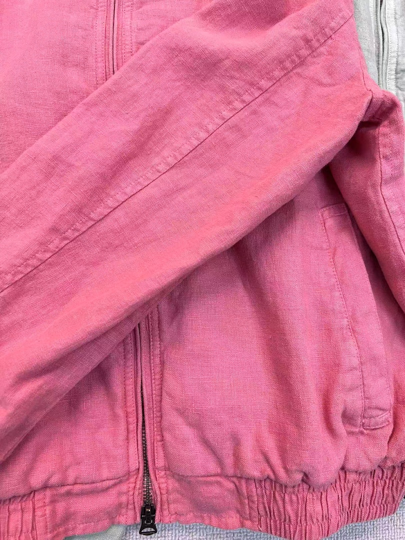 Other €54.6 ##Linen Harrington Jacket Linen P - Image 24