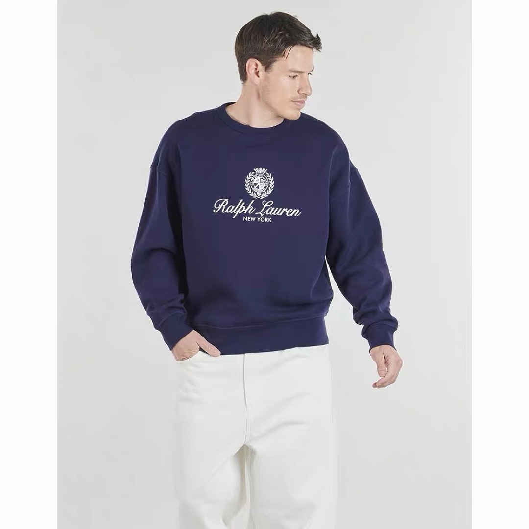 Other €20.5 Relaxed Fit Fleece Graphic Sweatshirt RL Velvet Y - Image 5
