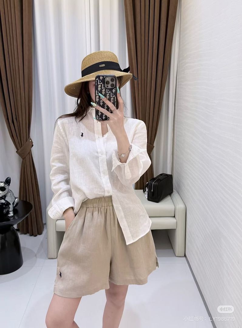 Other €16.6 ##Women's Linen Shorts With Liner Womens Short M - Image 5