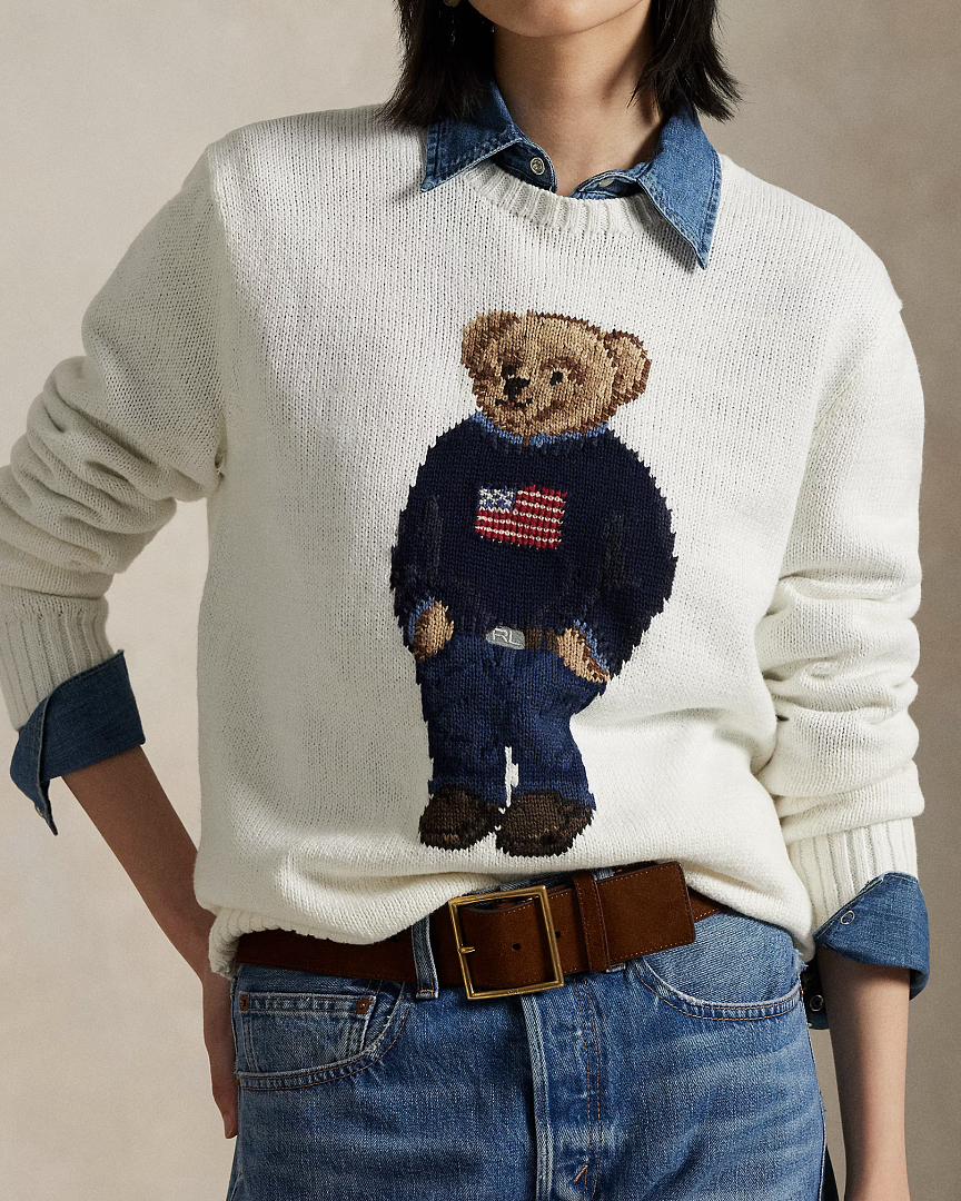 Other €46.6 Flag Bear Sweater Small Fleece (€38.7/¥298 Promotional Price For One Month) - Image 4