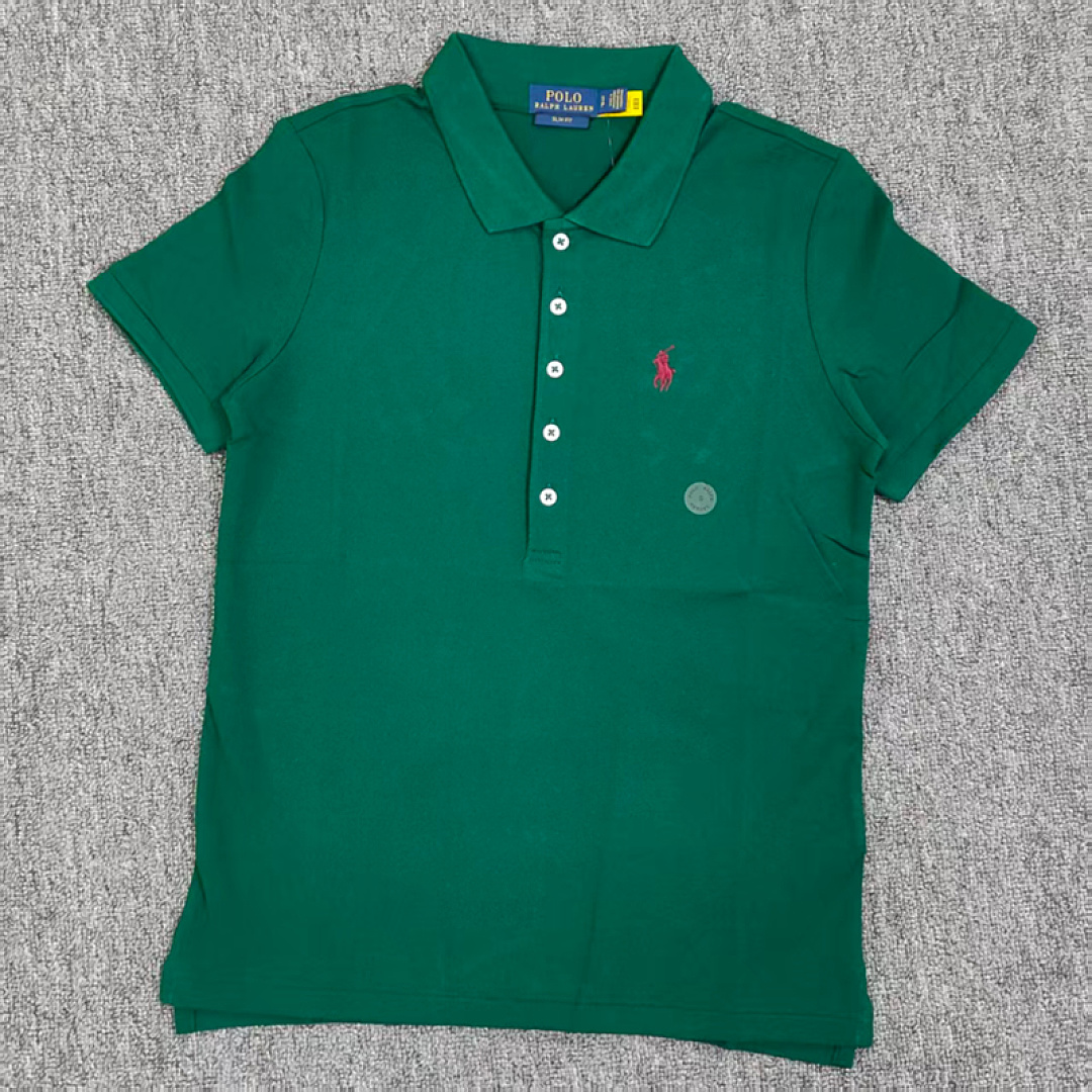 Other €18.7 #RL 8 Color Five Button Stytle Women's POLO Shirt Buckle Womens B - Image 20