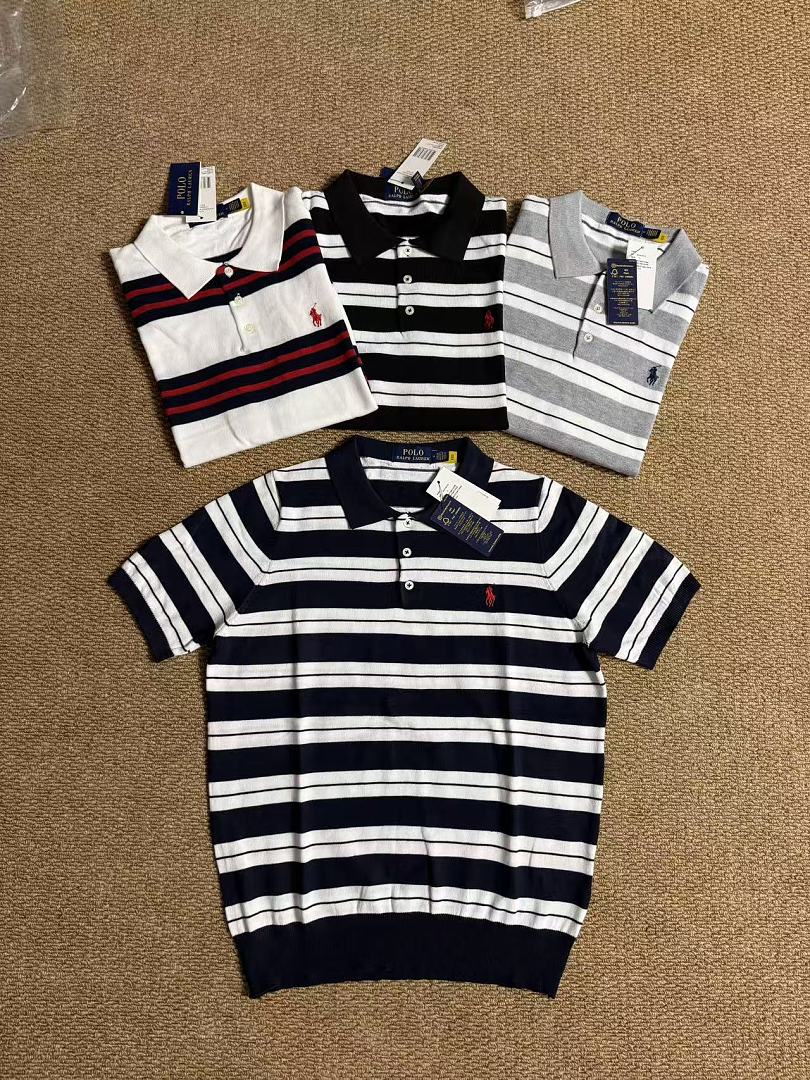 Other €19.7 ## Pima Cotton Stripe Polo Shirt 4 Striped Short Sleeve R - Image 9