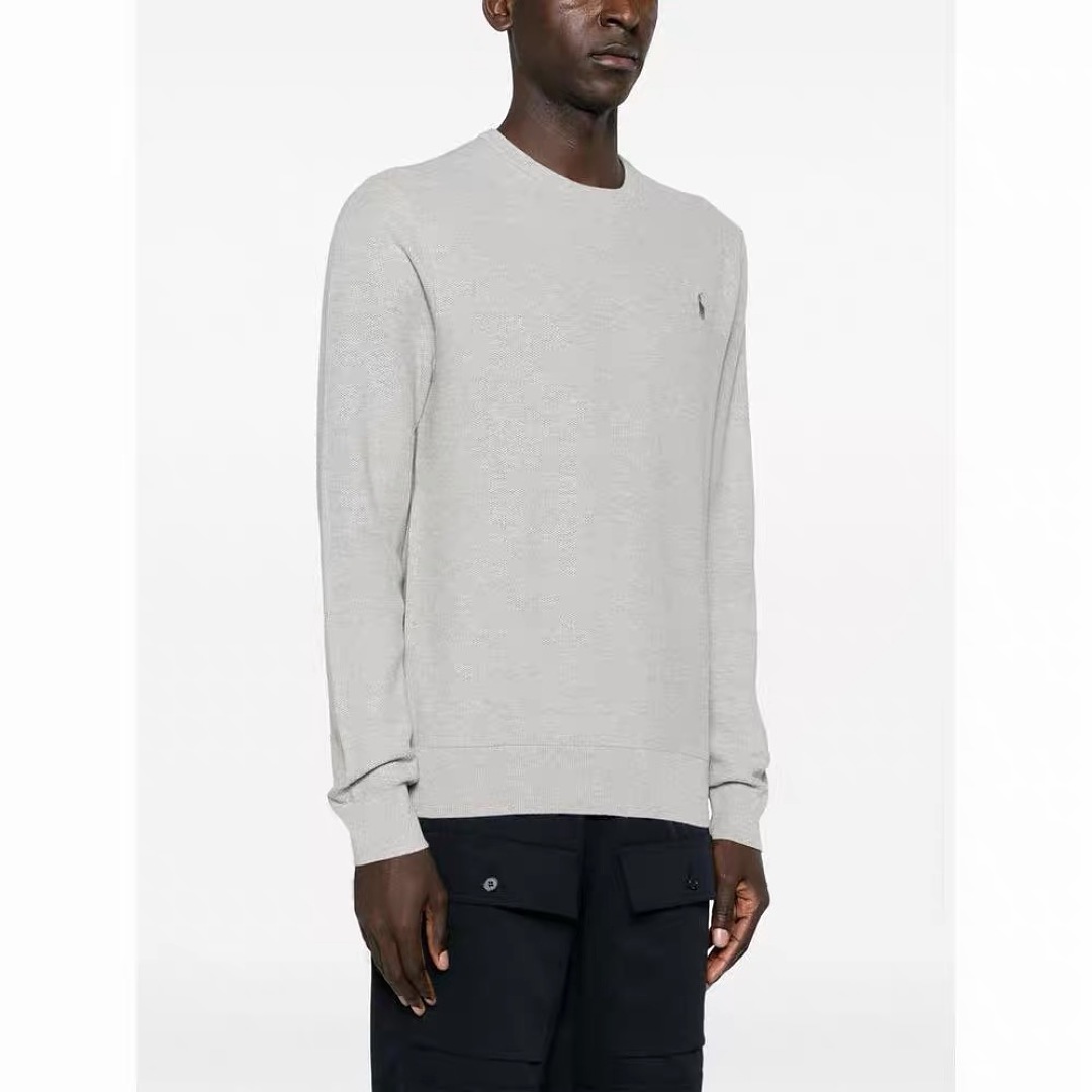Other €23.4 100%Wool Sweater RL Mens Collar Triple Fleece Y - Image 8