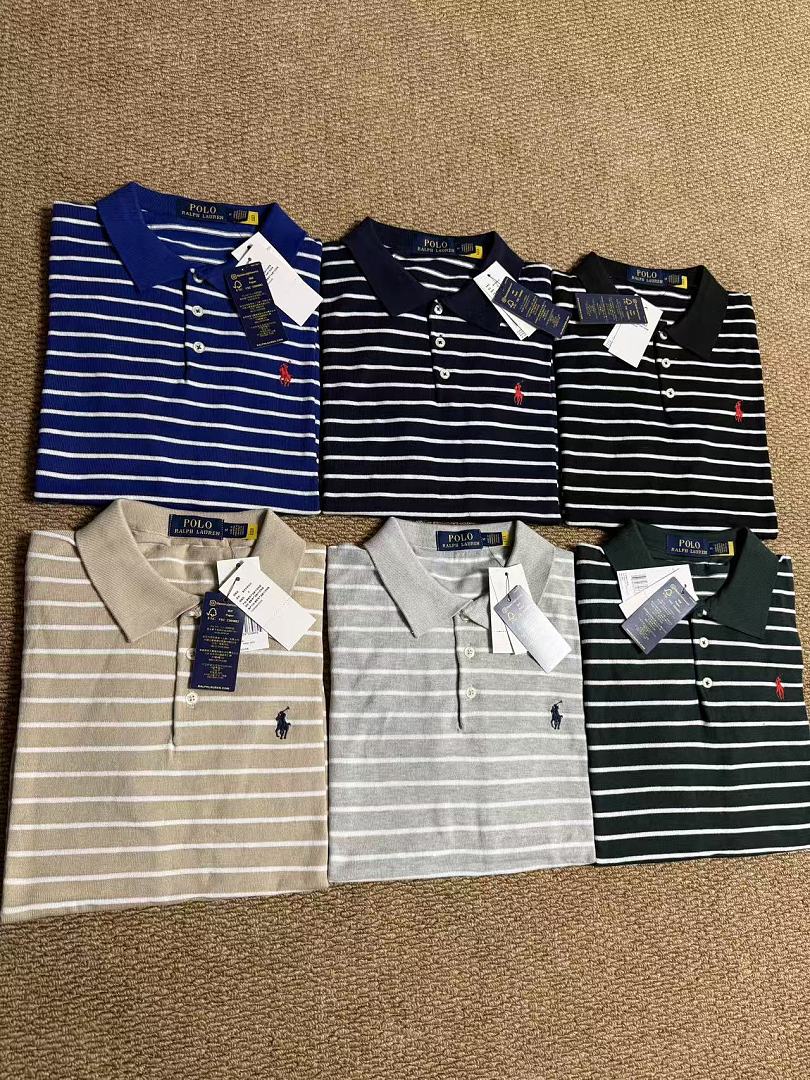 Other €20.2 ## Pima Cotton Little Stripe Polo Shirt 6 Striped Short Sleeve R - Image 5