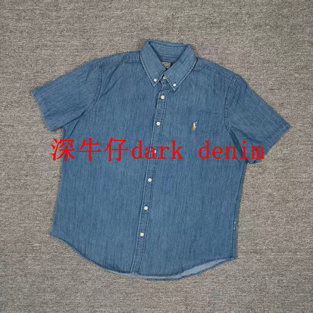 Other €20.5 ##Denim Short-Sleeved Shirt Short Sleeve M (Loose Fit) - Image 7