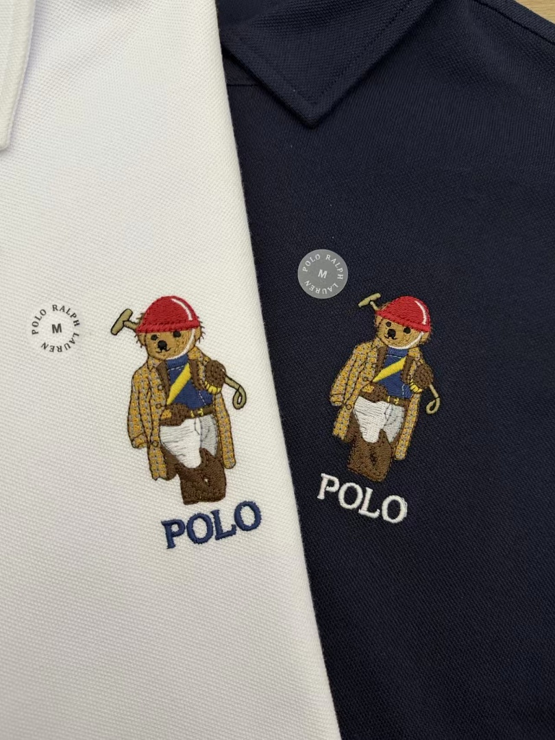 Other €19.7 ##Custom Slim Fit Bear Cotton Polo Shirt Y - Image 15