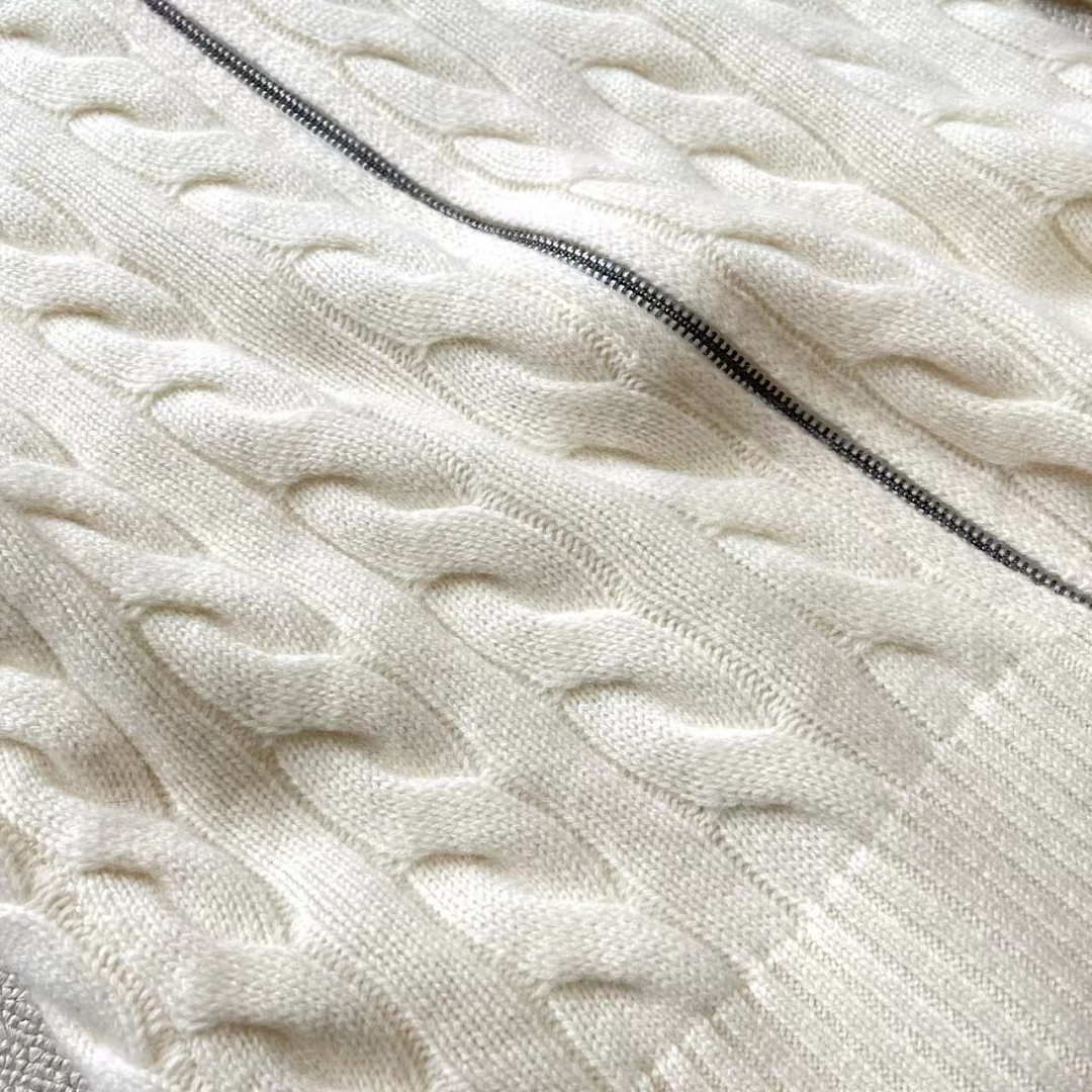 Other €43.8 ##Wool Cable Knit Full Zip Cardigan 808 Gold Linen Floral P - Image 25