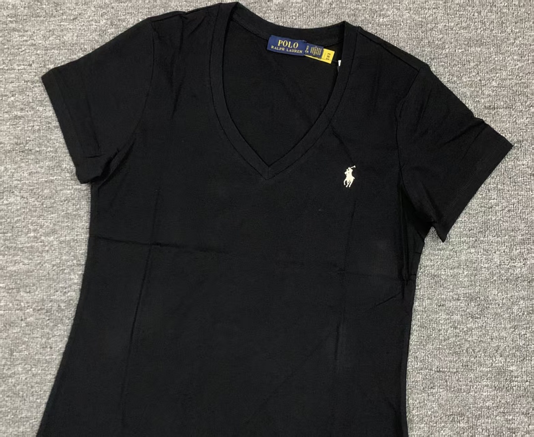 Other €10.1 #Pure Cotton V-Neck Solid Color T-Shirt For Women V Collar T C - Image 14