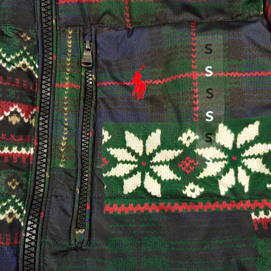 Other €64.6 ## Christmas Color-Block Down Jacket Velvet 506511 E - Image 12