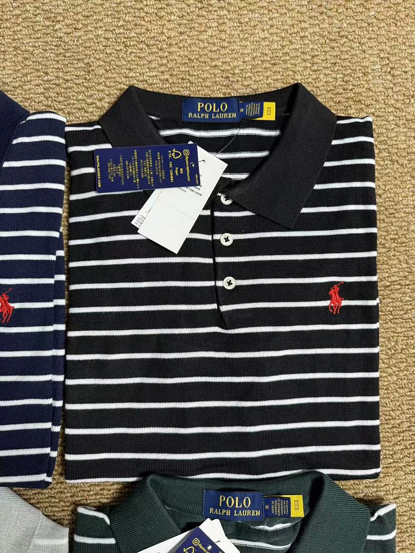 Other €20.2 ## Pima Cotton Little Stripe Polo Shirt 6 Striped Short Sleeve R - Image 9