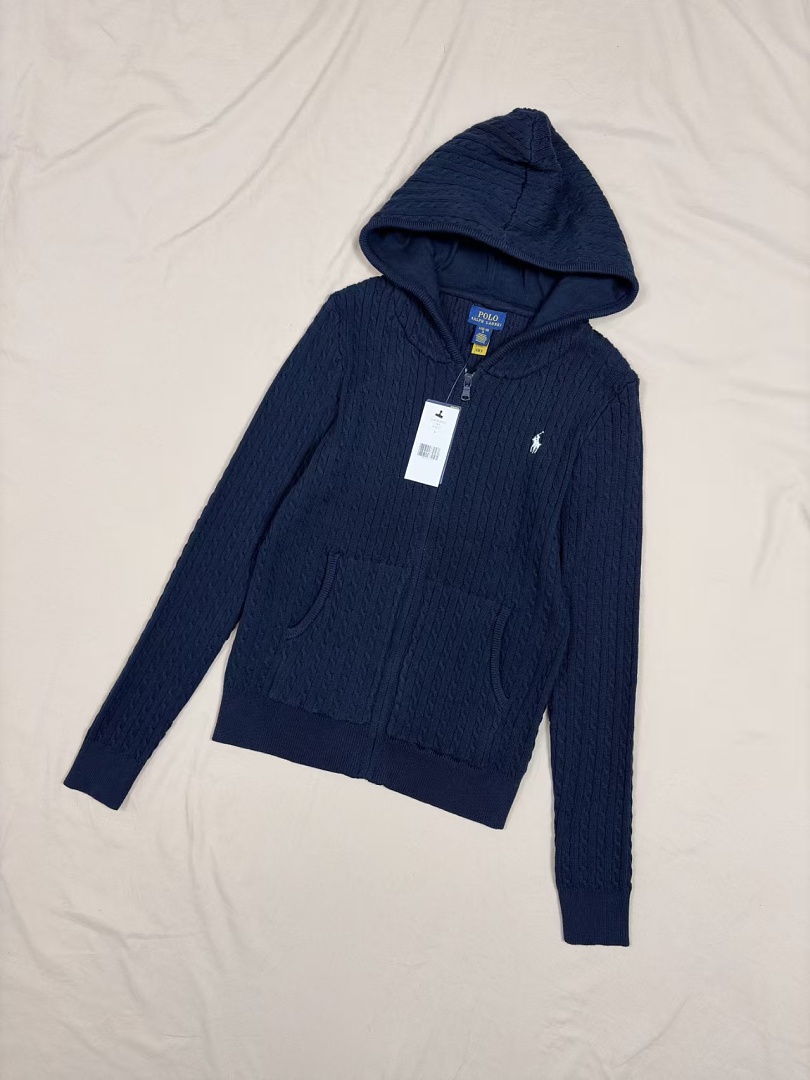 Other €33.5 ##Big Kids' Hooded Small Twill Knit Sweater Big Linen Floral Z - Image 8