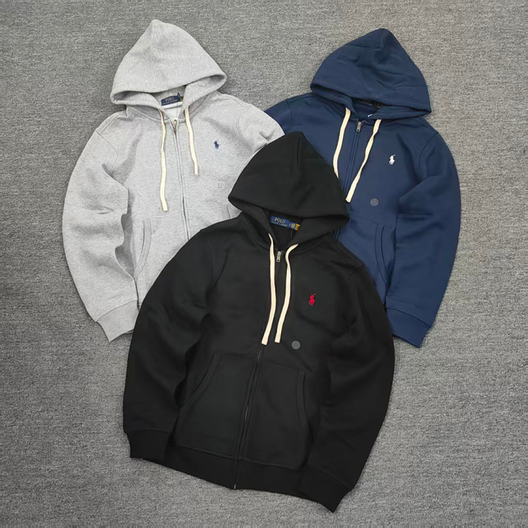 Other €30.9 #RL Zip Hooddie With Fleece Lining Coat A (Velvet), photo 1