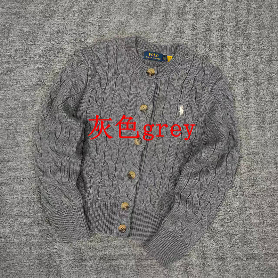 Other €28.9 #RL Wool Twist Style Cardigan For Women 90%Wool+10%Cashmere Fleece Big Linen Floral C - Image 3