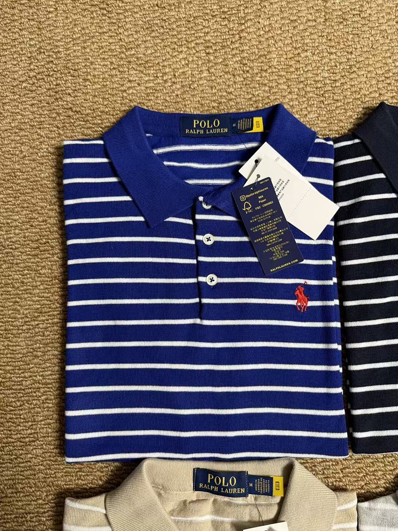 Other €20.2 ## Pima Cotton Little Stripe Polo Shirt 6 Striped Short Sleeve R - Image 14